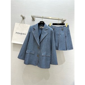 생로랑 자켓 스커트 세트 Y24998 2025/신상