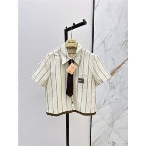 미우미우 반팔 셔츠 M61996 2025/신상