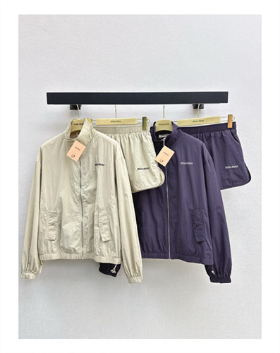 미우미우 바람막이 반바지 세트 M83998 2025/신상