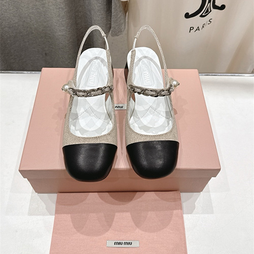 미우미우 여성용 샌들 (굽높이4.5CM) M97848-1 2025/신상