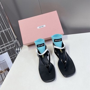 미우미우 여성용 샌들 (굽높이4CM) M97858-1 2025/신상