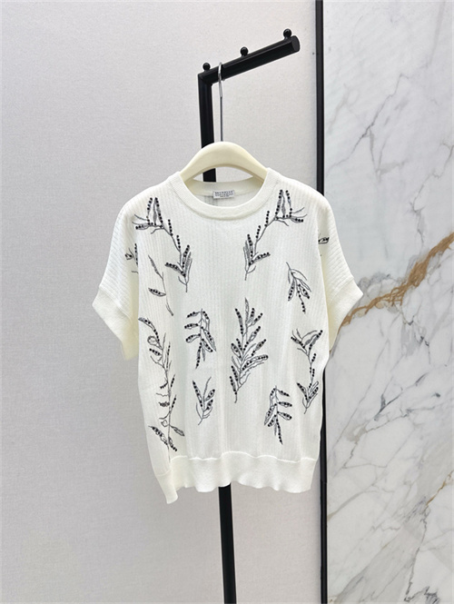 브루넬로 쿠치넬리 반팔 니트 B72305 2025/신상