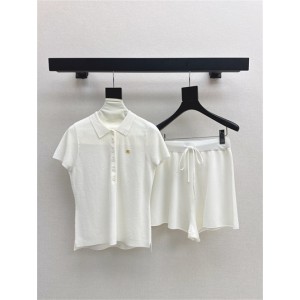 셀린느 반폴 폴로 니트 반바지 세트 C82999 2025/신상