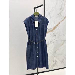 구찌 데님 민소매 원피스 G33405 2025/신상