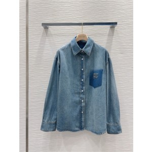 미우미우 데님 셔츠 M32905 2025/신상