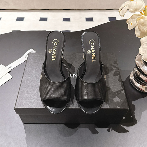 샤넬 여성용 슬리퍼 (굽높이7CM) C63786-1 2025/신상