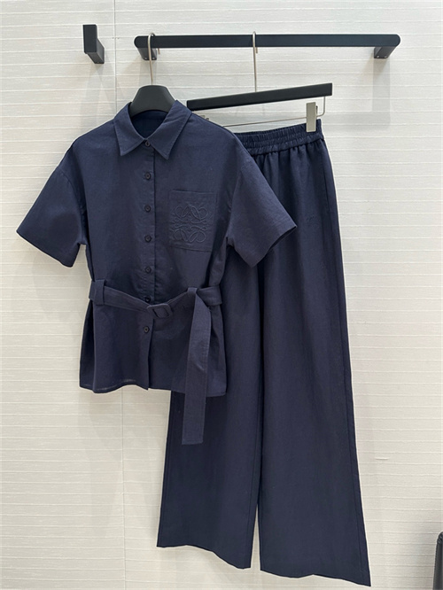 로에베 반팔 셔츠 바지 세트 L54307 2025/신상