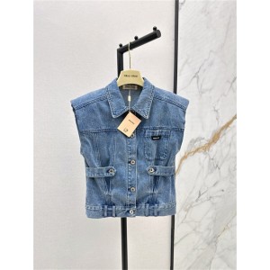 미우미우 데님 조끼 M43102 2025/신상