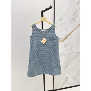 미우미우 데님 민소매 원피스 M72908 2025/신상