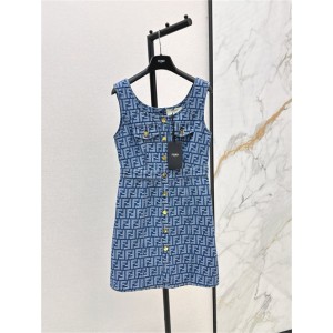 펜디 데님 민소매 원피스 F23309 2025/신상