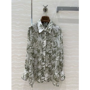 브루넬로 쿠치넬리 실크 셔츠 B83706 2025/신상