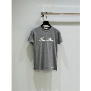 미우미우 반팔 티셔츠 M91952 2025/신상