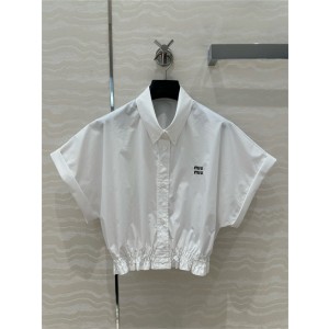 미우미우 반팔 셔츠 M62497 2025/신상