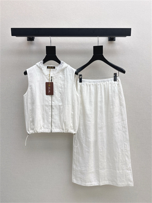 로로피아나 후드 조끼 스커트 세트 L14603 2025/신상