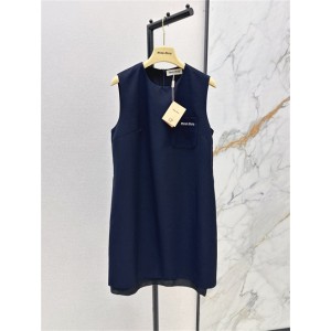 미우미우 민소매 원피스 M33302 2025/신상