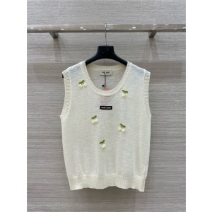 미우미우 민소매 니트 M71851 2025/신상