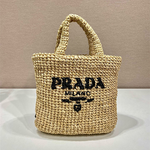 프라다 라피아 토트백 1BG422