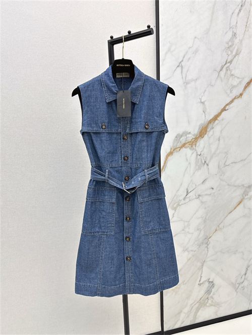 보테가 데님 민소매 원피스 B83404 2025/신상