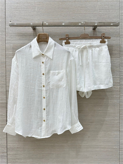 로에베 긴팔 셔츠 반바지 세트 L53357 2025/신상