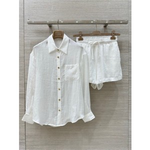 로에베 긴팔 셔츠 반바지 세트 L53357 2025/신상