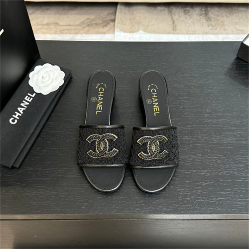 샤넬 여성용 슬리퍼 (굽높이6CM) C63786-1 2025/신상