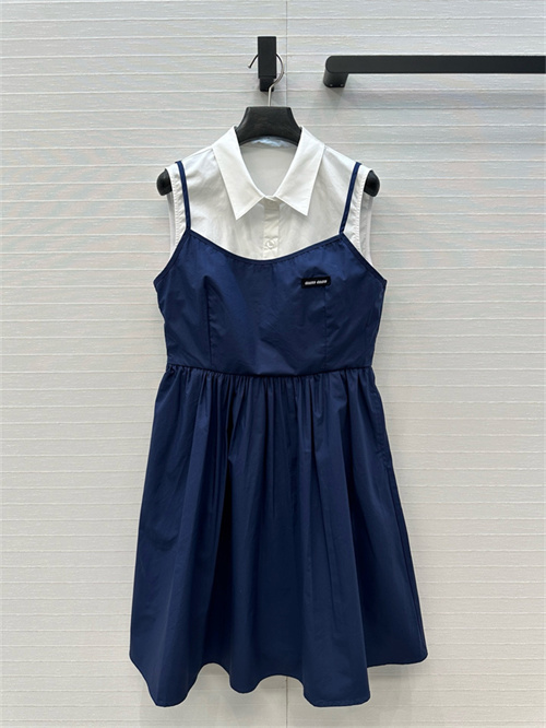 미우미우 민소매 원피스 M82990 2025/신상