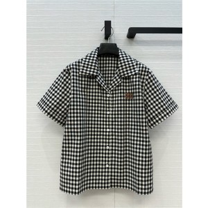 미우미우 반팔 셔츠 M72607 2025/신상