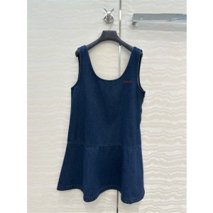 구찌 데님 민소매 원피스 G32496 2025/신상