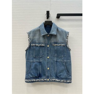 샤넬 데님 조끼 C13404 2025/신상