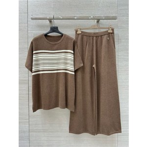 로로피아나 반팔 니트 캐주얼 바지 세트 L24204 2025/신상