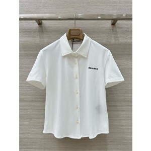 미우미우 반팔 셔츠 M61907 2025/신상