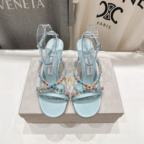 지미추 여성용 샌들 (굽높이8.5CM) J85777-1 2025/신상