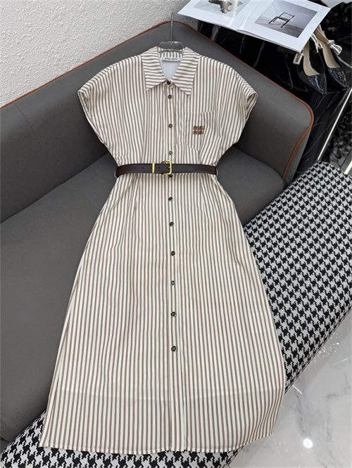 미우미우 민소매 원피스 M43404 2025/신상