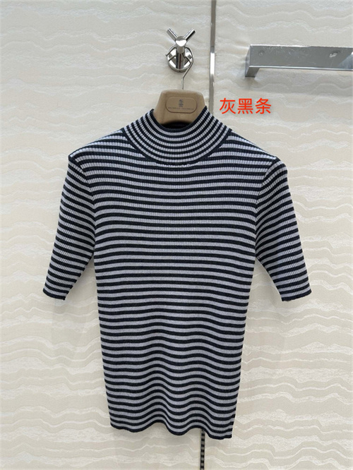 브루넬로 쿠치넬리 반팔 니트 B72905 2025/신상