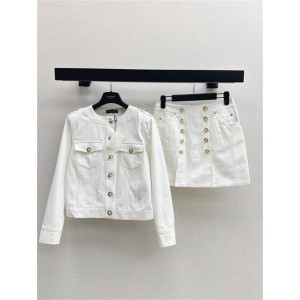 발망 데님 자켓 스커트 세트 B45307 2025/신상