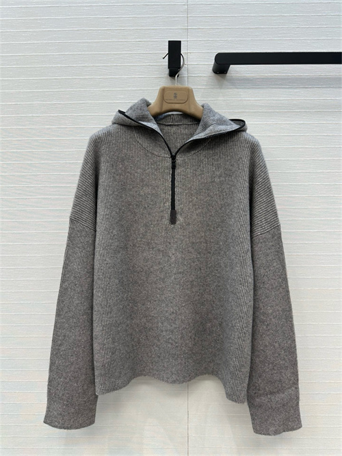 브루넬로 쿠치넬리 후드 긴팔 니트 B64501 2025/신상