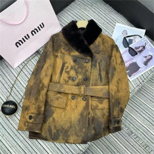 미우미우 양가죽 자켓 M41400 2025/신상