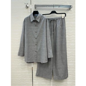 더로우 긴팔 셔츠 캐주얼 바지 세트 T33992 2025/신상