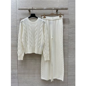 로로피아나 캐시미어 긴팔 니트 캐주얼 바지 세트 L66105 2025/신상