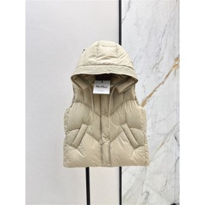 막스마라 후드 패딩 조끼 (충전재-거위털) M65404 2025/신상