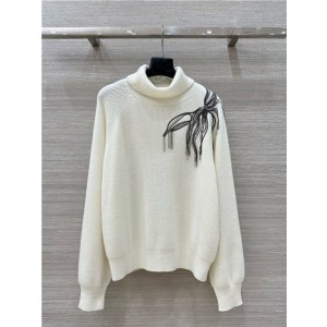 브루넬로 쿠치넬리 캐시미어 긴팔 니트 목플라 B65105 2025/신상