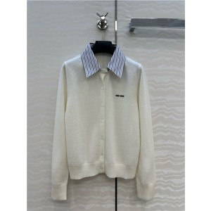 미우미우 긴팔 가디건 M23409 2025/신상