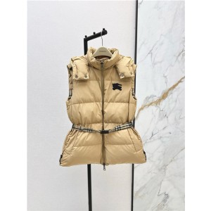 버버리 양면 후드 패딩 조끼 (충전재-거위털) B86109 2025/신상