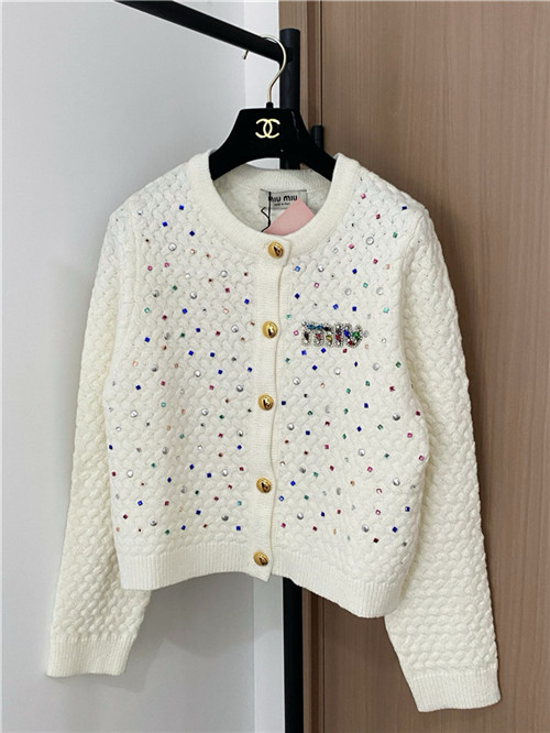 미우미우 긴팔 가디건 M83108 2025/신상