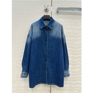 프라다 데님 셔츠 P23104 2025/신상
