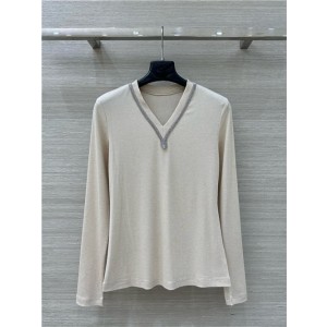 브루넬로 쿠치넬리 긴팔 티셔츠 B82996 2025/신상