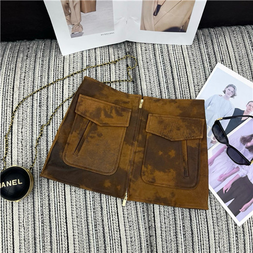 미우미우 양가죽 스커트 M36001 2025/신상