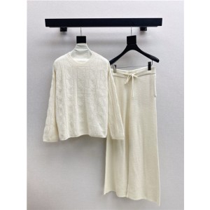 로로피아나 캐시미어 긴팔 니트 캐주얼 바지 세트 L74905 2025/신상