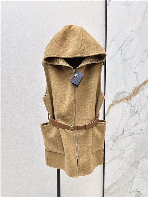 프라다 캐시미어 후드 조끼 P68205 2025/신상