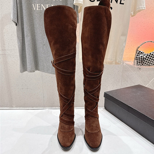 생로랑 여성용 부츠 (굽높이9.5CM) Y62788-1 2025/신상